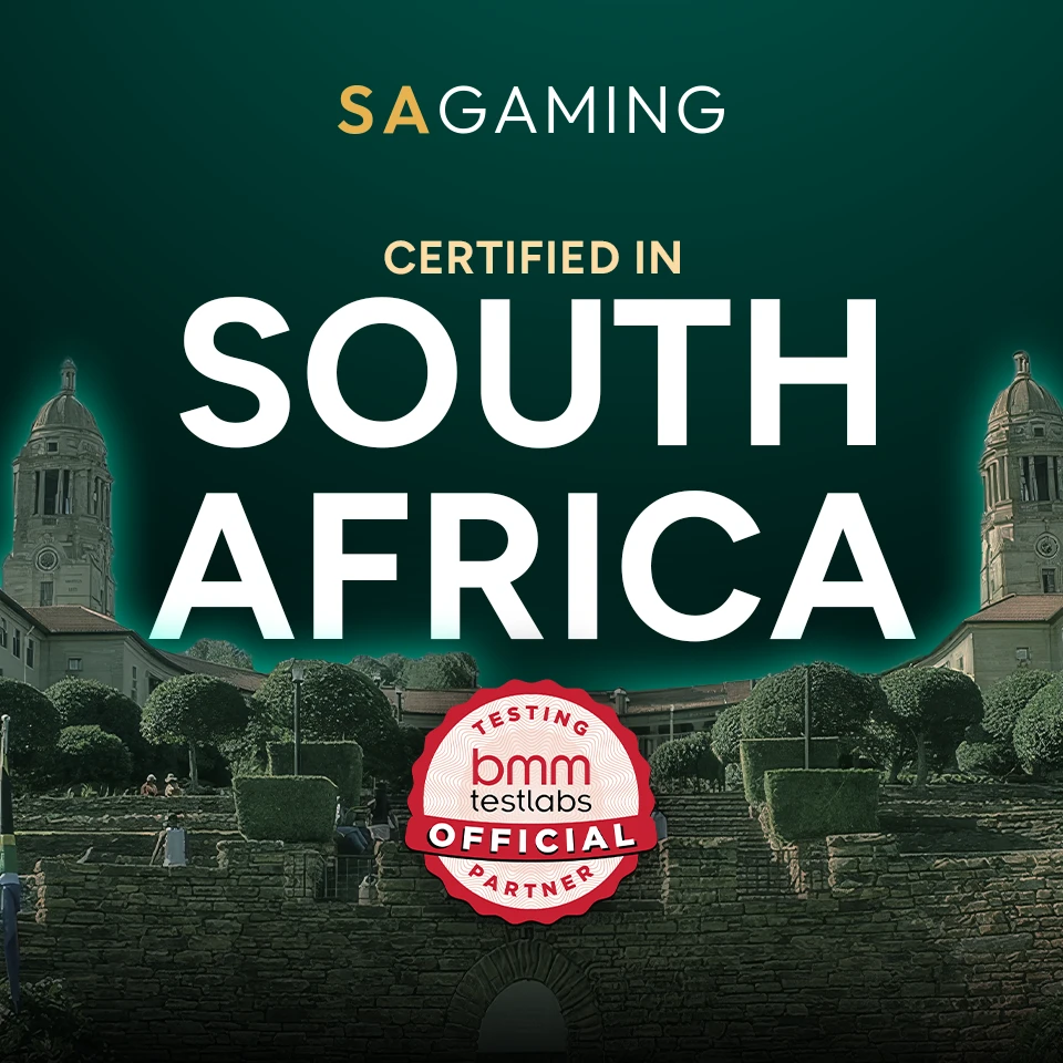 SA Gaming artık Güney Afrika'da sertifikalı!